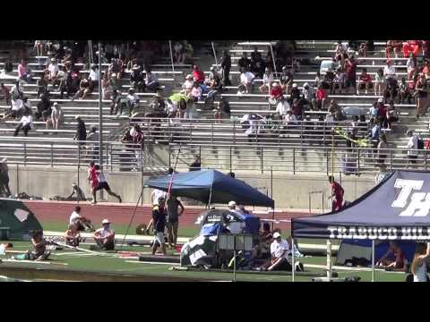 T Rios - VarB 300m H at CIF SS D1 Prelims 5-17-14