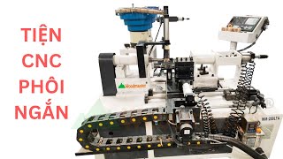 Máy tiện CNC mini hai dao!