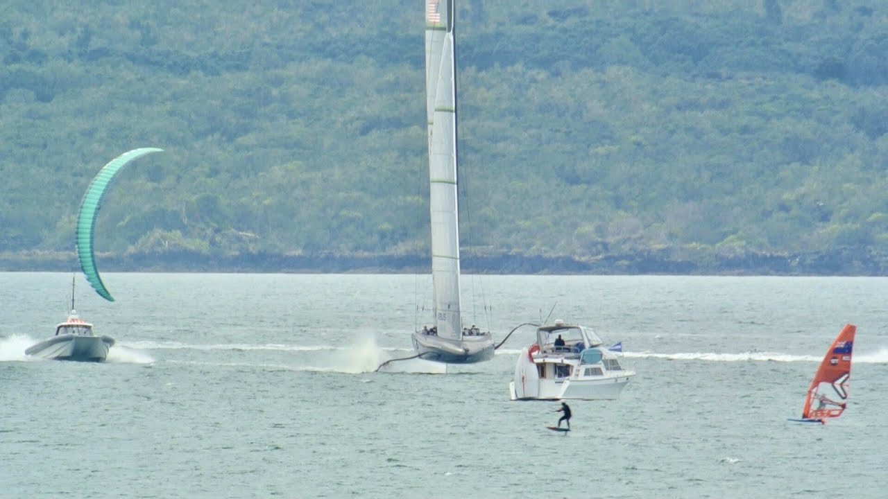 2021 America's Cup: American Magic's training session 2/2