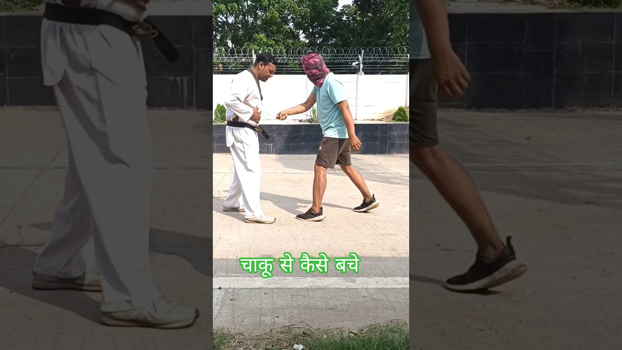 How to Save From knife Attack ?      #trending #shorts #motivation      #viral #self difence #skill