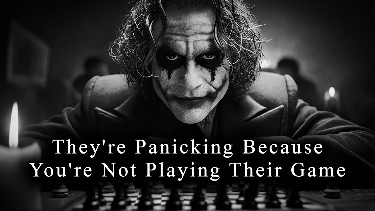 They're Panicking Because You're Not Playing Their Game - JOKER SPEECH