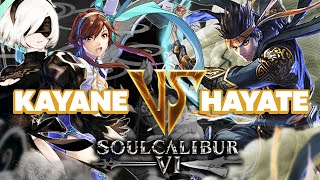 Hayate (Hwang) VS Kayane (2B, Xiang) Day One - Soul Calibur VI