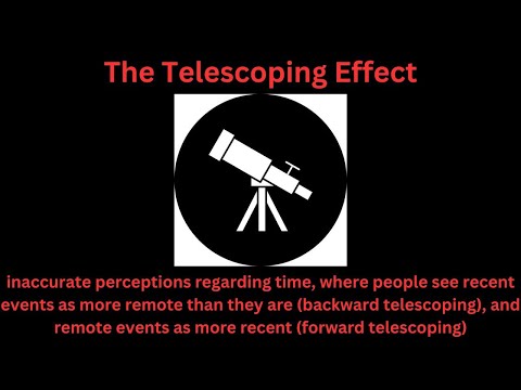 The Telescoping Effect