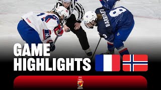 Хоккей Highlights: France vs Norway | 2024 #WomensWorlds Division 1A