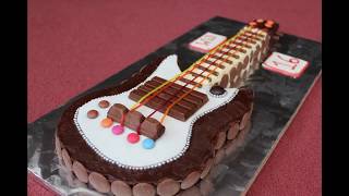 How to make electric guitar cake