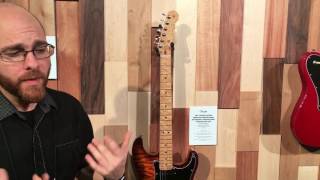 Video thumbnail for Fender Exotic Collection Guitars at NAMM 2017 by Gear4music Guitars