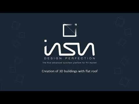 inSun - Tutorial 4: Creation of 3D buildings with flat roof