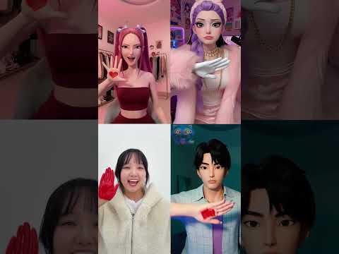 The best of the MAKEUP Trend💄#kpopdemonhunters  #kpop #kling26 #KPopDemonHunters #KlingMotionControl