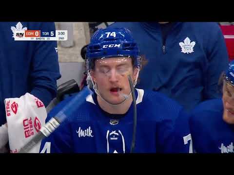 Leafs Physical Play vs Oilers (3/23/2024)