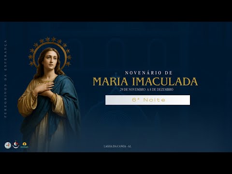🔴 Santa Missa ao vivo - 6ª Noite - Novenário de Nossa Senhora Imaculada Conceição 04/12/2025