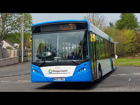 *BEASTLY* Stagecoach Strathtay TransBus Enviro300 27600 MX57 OEL on service 39