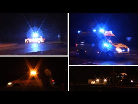 P1/A1 Politie en Ambulance 19-102 naar aanrijding Luchtenburg, Krabbendijke