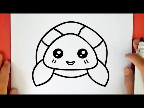 COMMENT DESSINER UNE TORTUE KAWAII