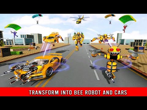 Bee Robot Car Transformation Game : Robot Car game 🤖🐝🚗 | YouTube Gaming