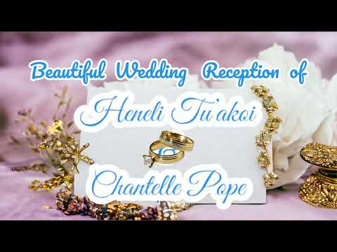 Heneli Tu'akoi & Chantelle Pope Wedding Reception