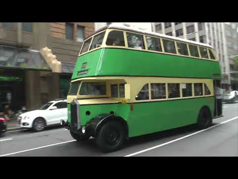 SYDNEY HARBOUR BRIDGE 90TH ANNIVERSARY. BUSES.