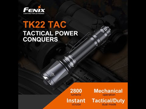 Огляд ручного ліхтаря Fenix TK22TAC
