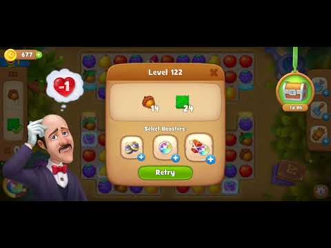 Golden Cup 10866 Stage 120 - 122 ▪︎ no hacks, real play ☆ Gardenscapes by Anne