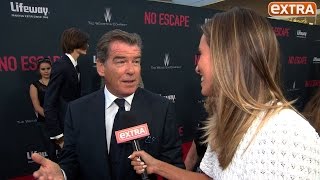 Pierce Brosnan Explains Why He Was Carrying Knife in Vermont Airport