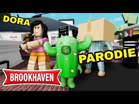 CACTUS PARODIE DORA L'AVEUGLE ET LA CARTE ! BROOKHAVEN RP - ROBLOX