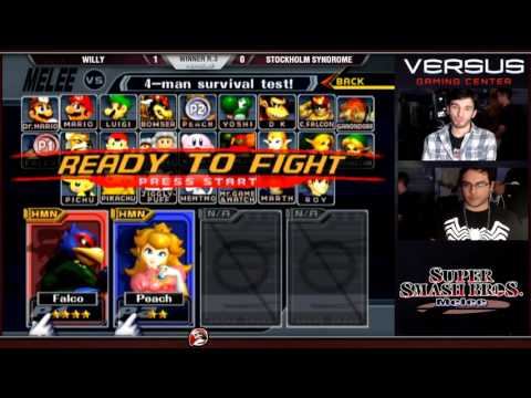 VS Weekly 2/28/16 - Winners R3 - Willy (Falco) vs Stockholm Syndrome (Peach) - Melee