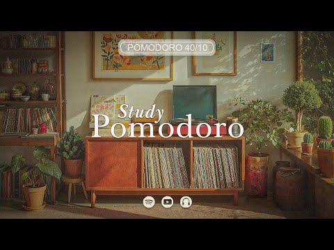 Study pomodoro ★︎ deep focus ★︎ pomodoro 40/10 ★︎ 2 x 40 min