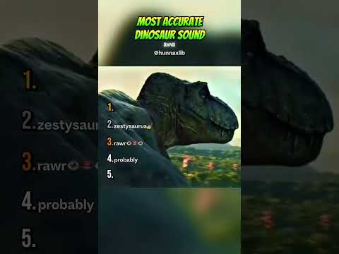 What Sound Does Dinosaur Make?