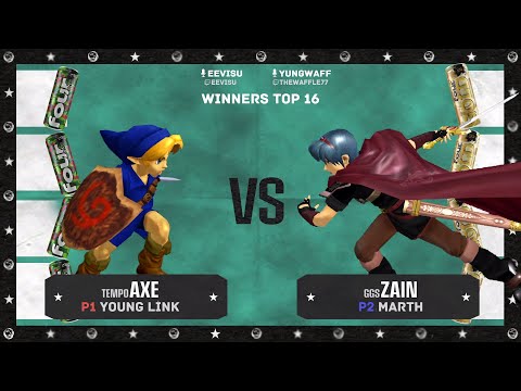 FOUR LOKO FIGHT NIGHT Zain (Marth) VS Axe (Y.Link) Winners top16