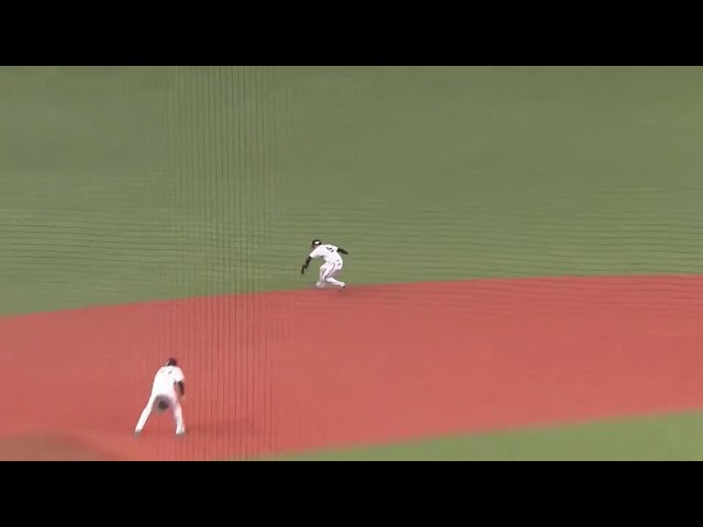 【2回表】バファローズ・大城が逆シングルからの素早い送球でアウトを奪う!! 2020/3/11 B-D