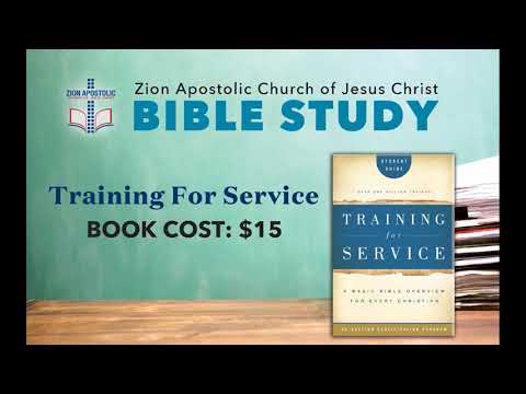 Training for Service - Lesson 1: "How We Got Our Bible – Part 1"