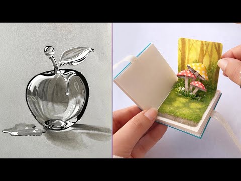 9 Easy Art TIPS & HACKS That Work Extremely Well || Easy painting for Beginners || cool art ideas