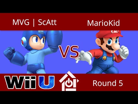 Gwinnett Brawl 2/11/2017 - MVG | ScAtt (Megaman) vs MarioKid (Mario) - Smash 4 Round 5