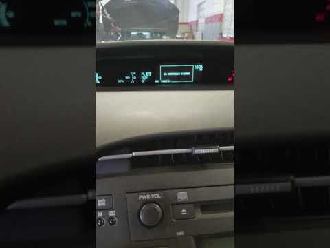 Oil Maintenance Reset 2010 Toyota Prius