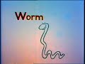 Classic Sesame Street W Is For Worm 1969