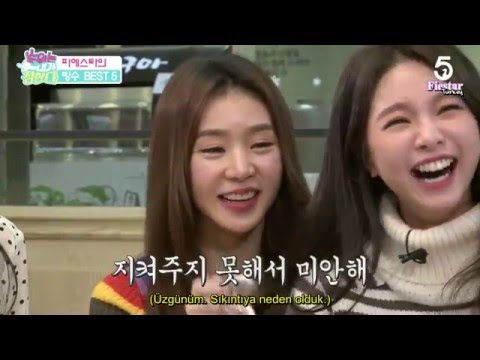 [TÜRKÇE ALTYAZILI] [5DUCKS] FIESTAR - The Ranking Is Up To Me! Bölüm 2 - Bingsu best 5