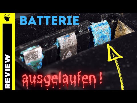 Ausgelaufene Batterie: reinigen - aber RICHTIG!