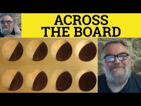 🔵 Across the Board Meaning - Across-the-Board Examples - Across the Board Definition - Idioms