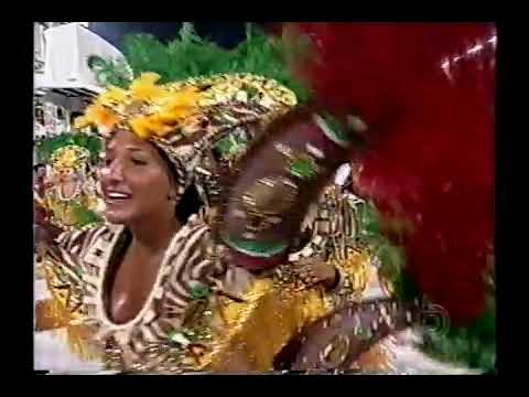 CARNAVAL 2003 SP - CAMISA VERDE E BRANCO