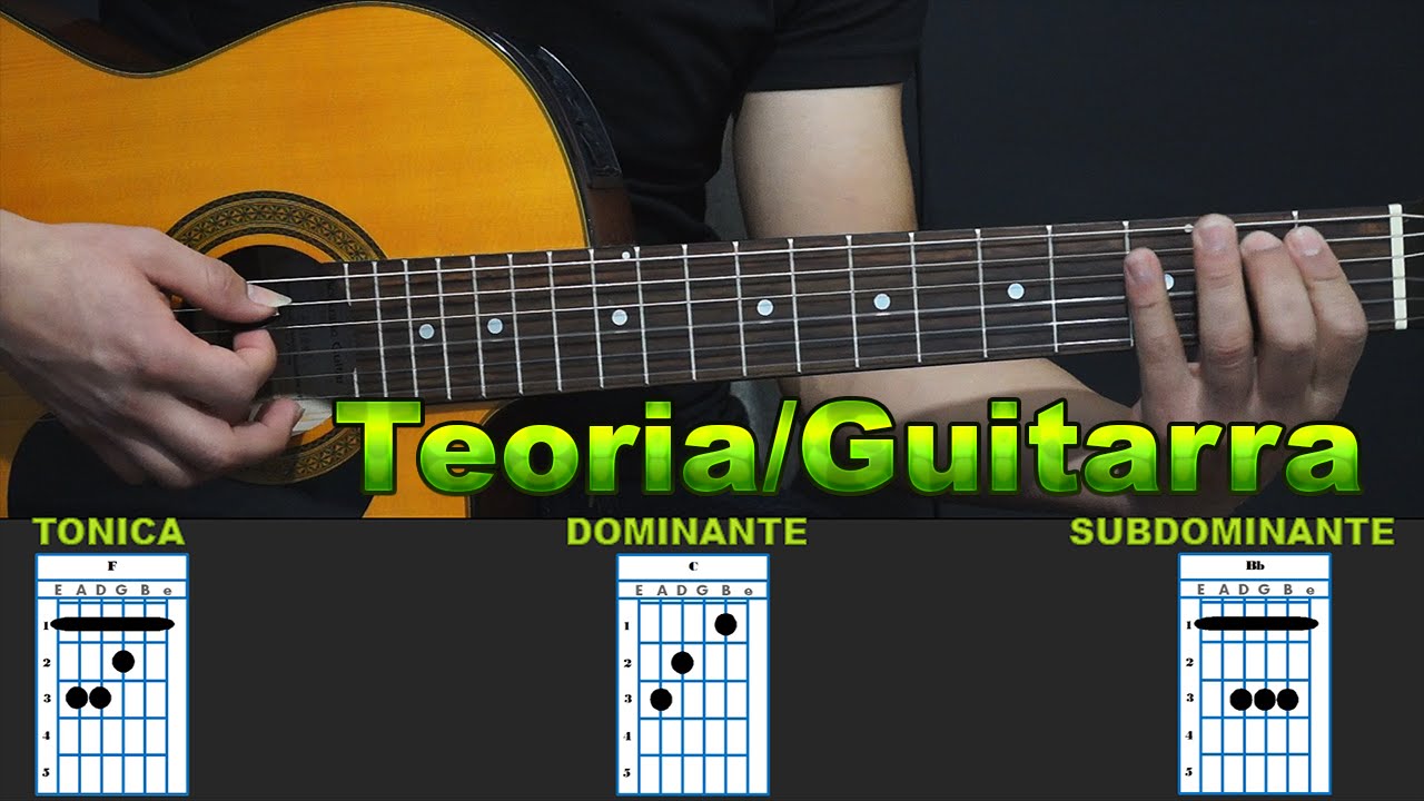 Tonica/Dominante/Subdominante - Tutorial de guitarra para PRINCIPIANTES FACIL (HD)