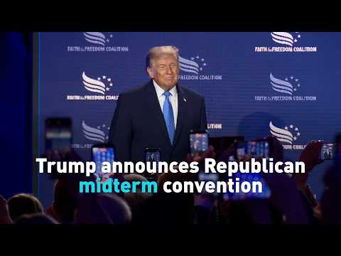 Trump announces Republican midterm convention