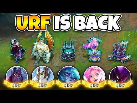 URF IS BACK, AND IT'S PURE CHAOS! (SEASON 15 URF)