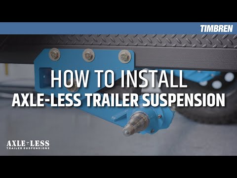 Timbren Axle-Less Trailer Suspension | Base Suspension Install