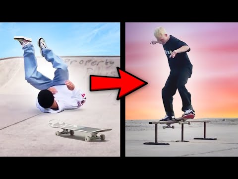 1 Year of TRUE Skateboarding Progression!