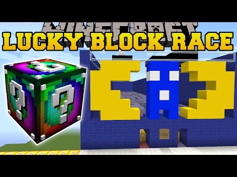 Minecraft: PACMAN'S MAZE LUCKY BLOCK RACE - Lucky Block Mod - Modded Mini-Game