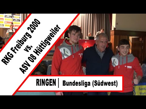 RKG Freiburg 2000 vs. ASV 08 Hüttigweiler - Bundesliga Ringen