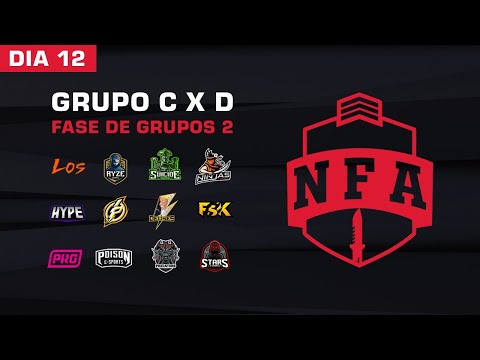 FREE FIRE - LIGA NFA SEASON 4 | DIA 12 - GRUPO CxD - #NFAS4