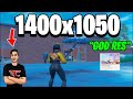 How To Get Stretched Resolution (1400x1050) in FORTNITE CHAPTER 3!