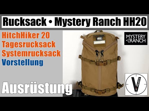 Rucksack Mystery Ranch • HitchHiker 20 • Vorstellung • Systemrucksack für Sling • 20 Liter Volumen