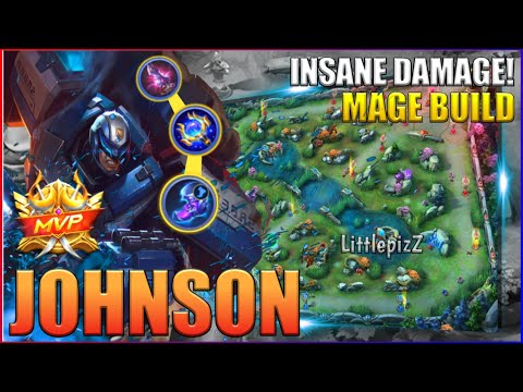 JOHNSON PURE MAGE BUILD! INSANE DAMAGE!! | TANK EPIC COMEBACK MVPlays! | MLBB