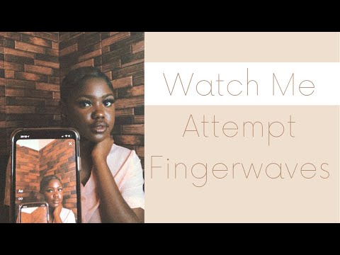 Watch Me Attempt Fingerwaves lol